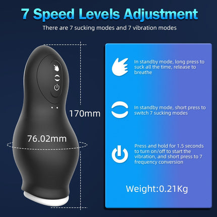 Automatic Male Masturbator Vagina Pussy Sucking Vibration Massager Real Penis Blowjob Masturbation Cup Adult Sex Toys For Men18