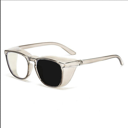 Amazon new anti-blue anti-pollen goggles anti-fog anti-sand anti-dust goggles HD flat glasses