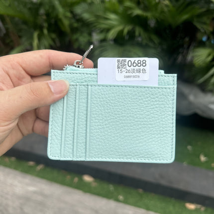 Double-sided Driver's License Multi-card Slot Genuine Leather Zipper Card Bag Top Layer Cowhide Men's Thickened Light Luxury Women's Small Coin Purse Case