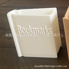 White mini bookshelf