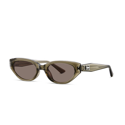 Dolby Sunglasses Cross-border Hot Selling GM Same Style Glasses Women's High Sense Cat's Eye Retro Plate Anti-UV Sunglasses