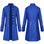 Jacquard medieval men's clothing [blue]] / S