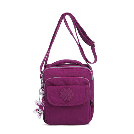 Tigaote Women's One-Shoulder Cross-Body Mini Square Bag, Fashionable and Versatile Nylon, Simple and Water-Repellent