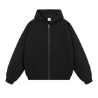 Zipper hoodie - black / S