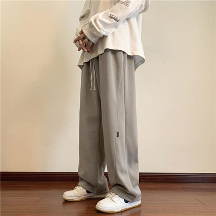 Men's High-grade Pendant Pants Spring and Autumn 2024 New Wide Leg Pants Fashion Brand plus size Straight Loose Casual Pants