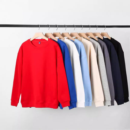 Thickened Lamb Velvet Winter fleece-lined Round Neck Sweatshirt 2024 New Warm Loose All-match Long Sleeve Top for Women