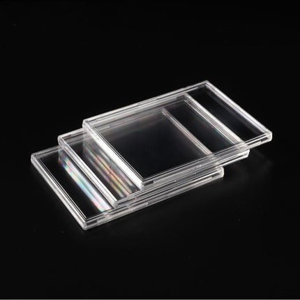 Acrylic Card Holder Strong Magnetic High-Definition Transparent Shell Album Storage Card Film Document Protective Cover Magnetic Card Holder Custom Y