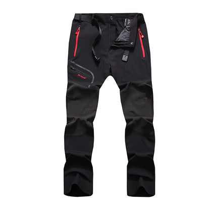 Cross-border Outdoor Sports Summer Thin Charge Pants Scratch-resistant Wear-resistant Breathable Quick-drying Pants Four-sided Elastic plus size Mountaineering Pants