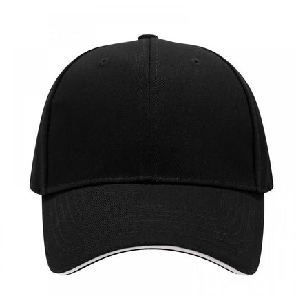 Layered Cotton Six-Panel Baseball Cap Sun Hat Spring and Autumn Couple Fashion Versatile Hat with Stylish Copper Buckle