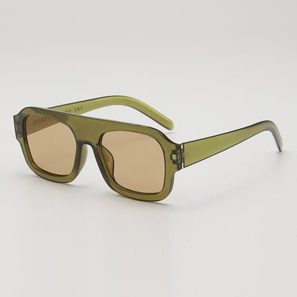 New Vintage Personalized Box Ocean Trendy Sunglasses Outdoor Travel Fashion Wear UV-resistant Sunglasses