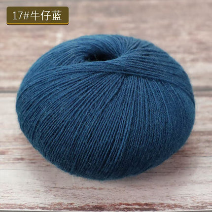 Manufacturer Wholesale 238 Wool Thread Hand-Knitted Shawl Hat Baby Wool Fluffy Wool Thread Ball 50g