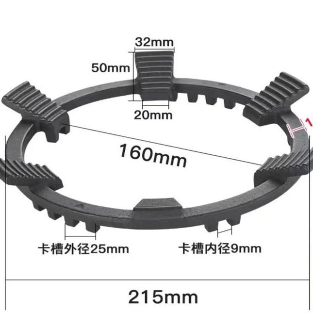 Universal Stove Rack, Wok, Small Pot Rack, Gas Stove Bracket, Gas Stove Four or Five Claw Milk Pot, Non-Slip Auxiliary Stove Rack Accessories