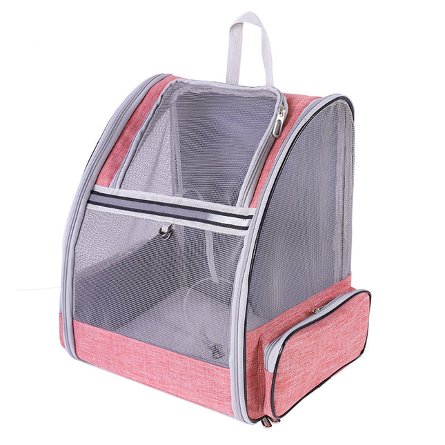 Cat Carrier for Spring and Summer, Large Capacity Pet Carrier for Carrying on the Back, Portable Handbag, Foldable Dog Carrier, Breathable for Dogs
