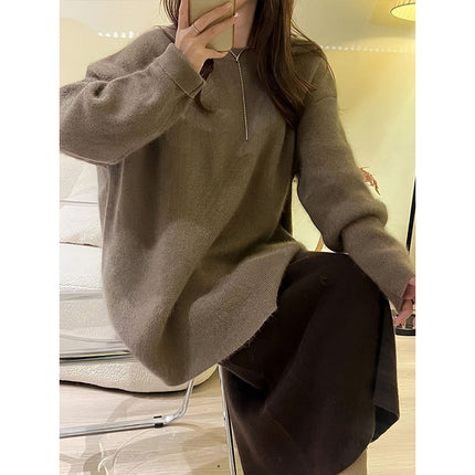 Women's Early Spring Dress A Set of Gentle Milk Lovely Chic Unique Slight Fat Slimming Age-reducing Dress Two-piece Suit