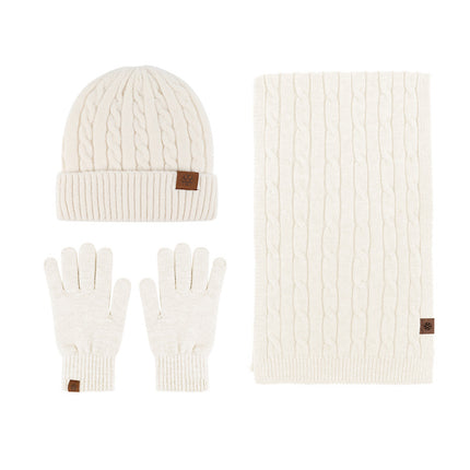 Men's and women's cycling winter warm touch screen windproof cold thickened fleece-lined wool autumn and winter Korean gloves wholesale custom
