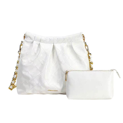 Chain Link Bag for Women 2026 New Model Large Capacity Trash Bag Style Niche Versatile Tote Hobo Bag