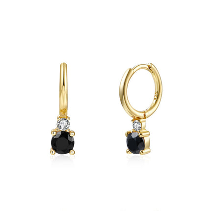 Amazon, Aliexpress, Temu, Shein, European and American Cross-Border Popular Luxury Zircon Earrings Wholesale