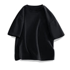 [high quality cotton short sleeves] black / S