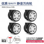 5.0cm silver gray (4 pieces)