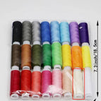 70 yards of 24 color thread
