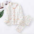 Polka dot white / M