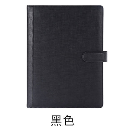 Multi-functional A4 cloth-like leather magnetic buckle loose-leaf folder contract folder business office information manager folder