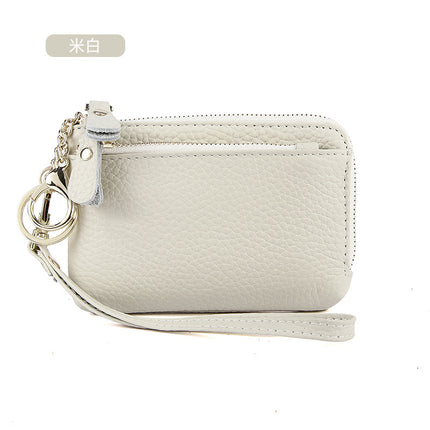 2022 New First Layer Cowhide Hand Small Wallet Simple Multifunctional Genuine Leather Hand with Coin Purse for Women Wholesale
