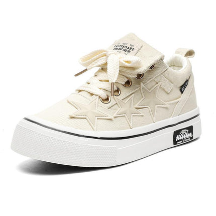 2025 New Niche Couple Board Shoes Student Low Canvas Shoes Sports Star Board Shoes Men X231