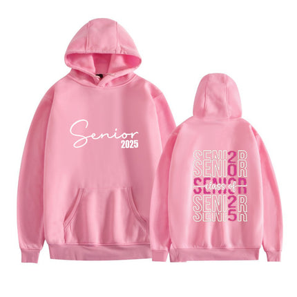 Amazon Aliexpress Export Fleece-Lined Drop Sleeve Hoodie with Letter Print on the Back Kangaroo Flap Pocket Pants Sweatshirt in Stock