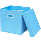 Covered and thickened upgraded blue / Large size (28*28*28cm)