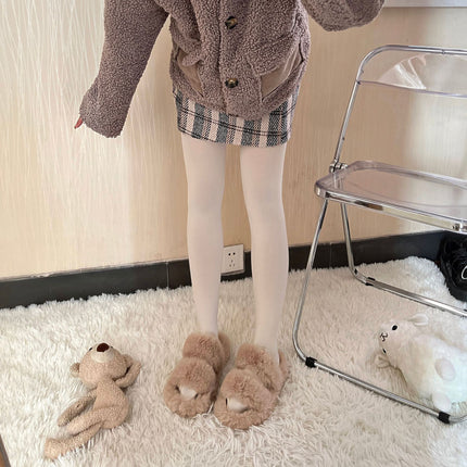 Spring Autumn Winter Velvet Grey Leggings Socks Women's Outer Wear Mousse Matte Slimming Smoke Grey Off-white Pantyhose