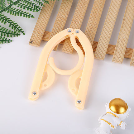 Folding hanger multi-functional drying rack non-slip outdoor travel portable hanger travel home magic clothes wholesale