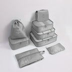 Grey (seven-piece wash bag)