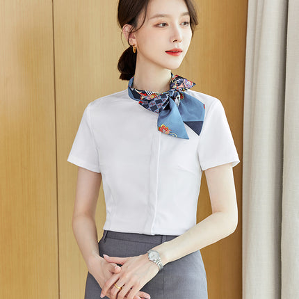 Fortress women's suit business attire interview suit high-end temperament shirt work clothes hotel front desk manager work clothes summer