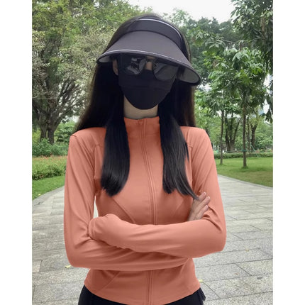 2026 New Summer Style Thin Sun Protection Clothing for Women, Breathable and Slim-Fitting Ice Silk Sun Protection Clothing, Cardigan Jacket, Uv Protection