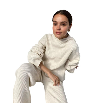 2026 Amazon Ebay Hot-Selling European and American Foreign Trade Autumn and Winter Women's New Fashion Sports Sweatshirt Set Two-Piece Set
