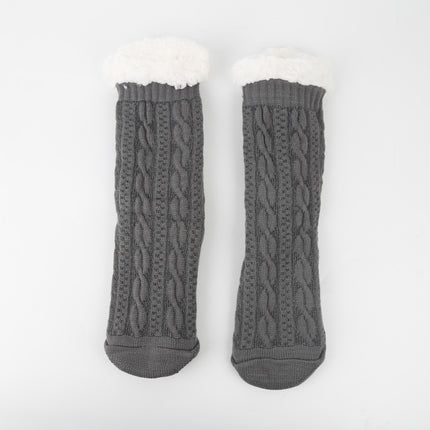 Europe and the United States cross-border thickened fleece-lined dispensing non-slip socks sleep socks carpet floor socks warm Socks autumn and winter
