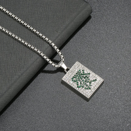 Summer Hip Hop Necklace Smiley Robot Perfumery Bottle Didi Trendy Street Dance Sweater Chain Fashion Personalized Jewelry