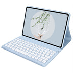 Oppo pad 11inch / Sky blue + color bottom round cap ordinary keyboard