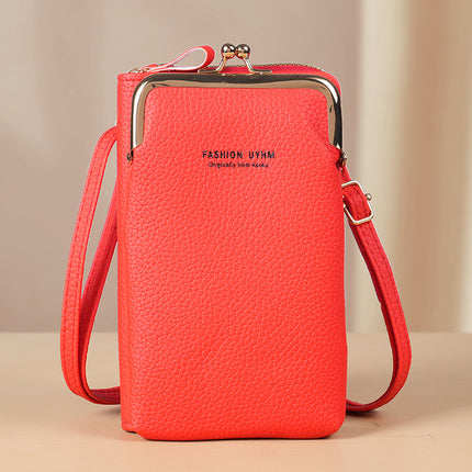 Factory wholesale mobile phone bag women's simple all-match small messenger bag multi-use change purse mobile phone bag Mini small bag for women