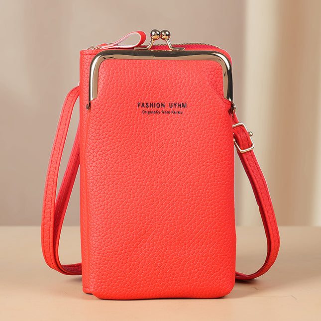 Factory wholesale mobile phone bag women's simple all-match small messenger bag multi-use change purse mobile phone bag Mini small bag for women