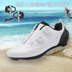 883 white road shoes + pedals + cleats / 36