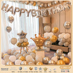 JT-SR01-14 gray gold crown suit [paper card packaging] [dispensing and ribbon]]