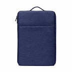 Dark blue + side pockets + handles / 15.6 inch