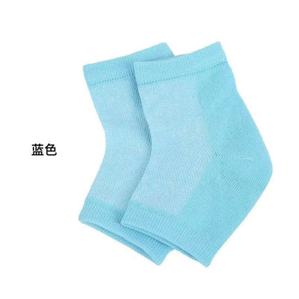 Cross-Border Wholesale Mesh Gel Heel Socks Heel Protective Cover Socks Men's and Women's Short Socks Breathable Sweat-Absorbent Anti-Crack Socks