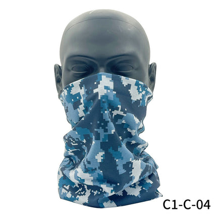 Outdoor Seamless Versatile Magic Headscarf for Men and Women, Cycling Mask, Neck Gaiter, Windproof Neck Scarf, Summer Sun Protection, Quick-Drying