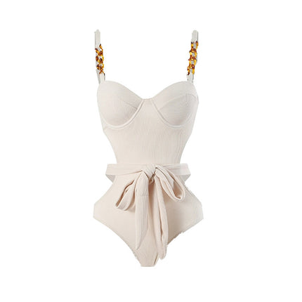 Hot Girls Sexy Swimsuit Women's 2025 New High-end Slim Belly Covering Internet Popular Style Seaside Vacation Hot Spring Swimsuit