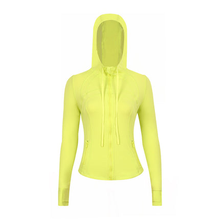 Lulu Original Label Define Yoga Wear Hooded Jacket Jacket Top Breathable Sports Fitness Wear Spring & Fall Women's