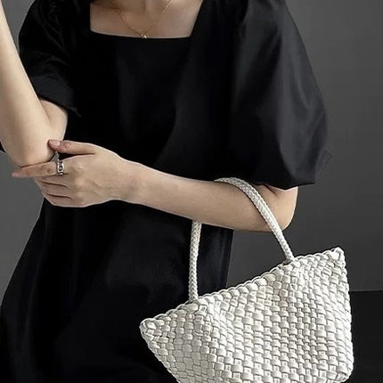 Vegetable Basket Bag Women's 2025 New High-end Sense All-match Dice Exquisite Small Bag Portable Bucket Bag