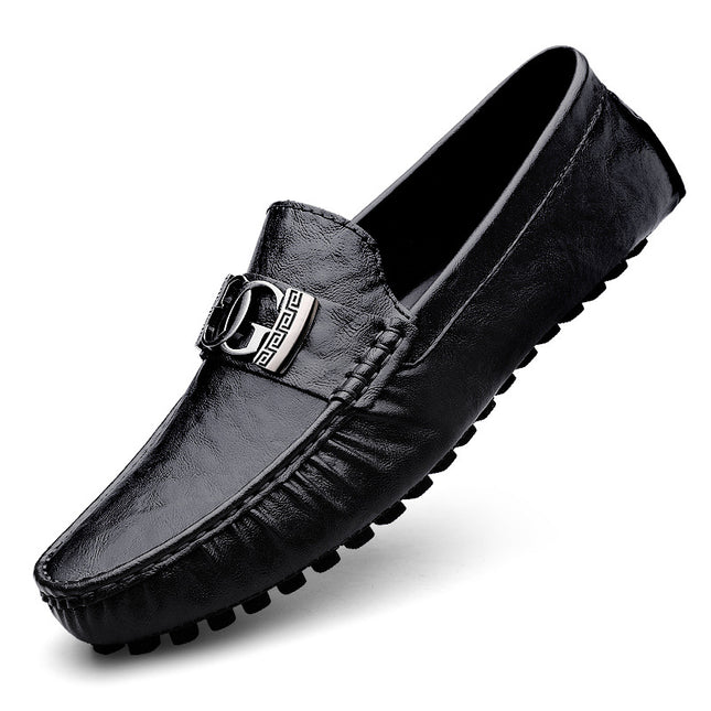Men's Shoes Summer Shoes Men's Genuine Leather Hollow Hole Sandals Korean Fashion Men's Shoes Breathable Hole Casual Leather Shoes